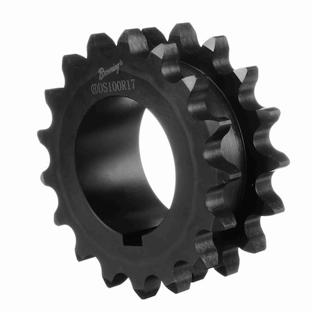Browning Steel Bushed Bore Roller Chain Sprocket, DS100R17 DS100R17